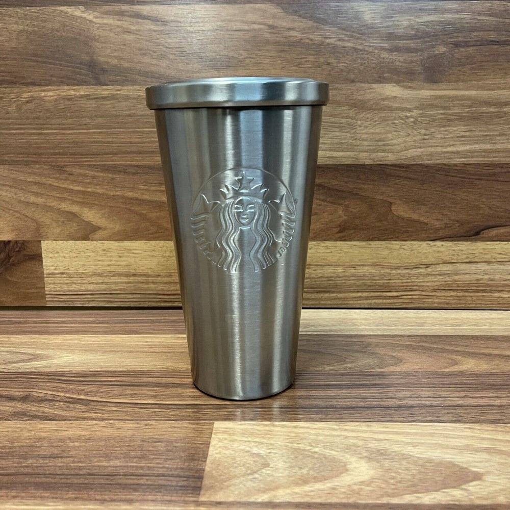 Starbucks Stainless Steel Insulated Mermaid Tumbler 16 Fl Oz Screw Lid 2015